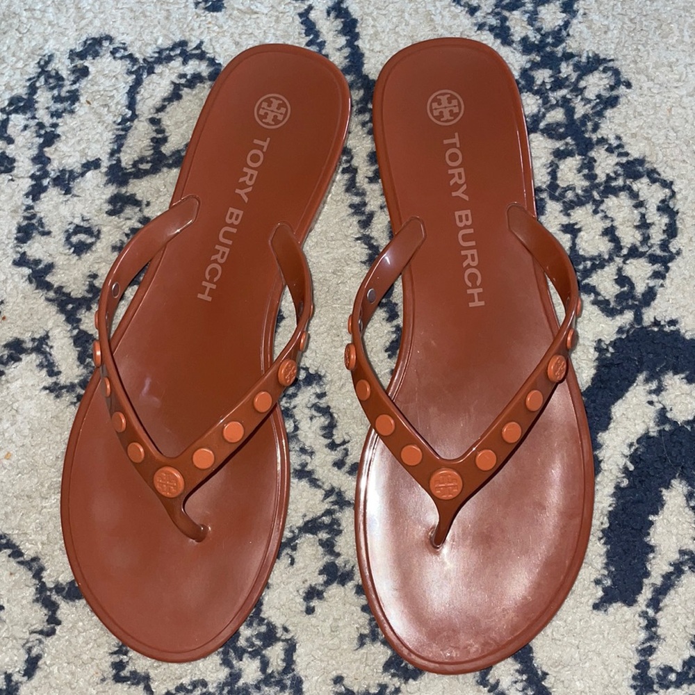Tory Burch studded jelly sandal